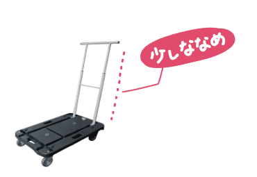 少しななめ